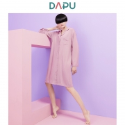 DAPU 大朴 宽松蕾丝家居睡裙