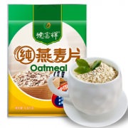 清香软糯！德富祥 原味纯燕麦片袋装 1500g