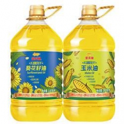 金龙鱼 阳光葵花籽油3.618L+玉米油3.618L *2件