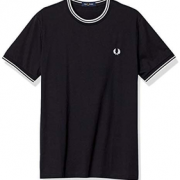 多码！Fred Perry 佛莱德·派瑞 男士麦穗刺绣短袖T恤 M1588 到手约￥337.25