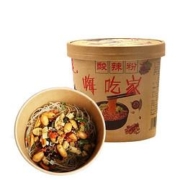 嗨大师 速食酸辣粉整箱装 162g*12桶