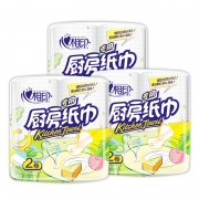 聚划算百亿补贴：心相印 厨房专用卷纸 75节*6卷