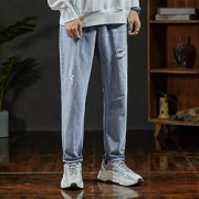 Tonlion 唐狮 62521FC0083414618 男士直筒牛仔裤