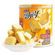 口感丰富！kaimay 小浣美 蟹黄咸蛋黄威化饼干  300g