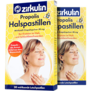 德国进口 Zirkulin 蜂胶润喉糖 30粒*2盒 舒缓咽喉不适