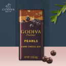 土耳其进口 GODIVA 歌帝梵 黑巧克力豆 43g 铁盒装