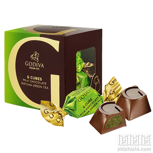 GODIVAG Cube绿茶松露牛奶巧克力
