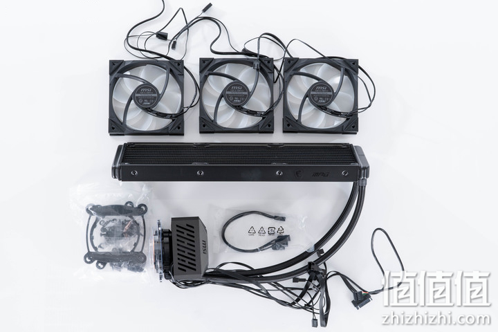 MSI MPG CORELIQUID K360水冷散热器实测 水冷头风扇加持提高散热力