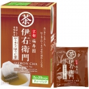日本进口 京都福寿园 伊右卫门 焙茶 茶包 加入炒米 2g*20包