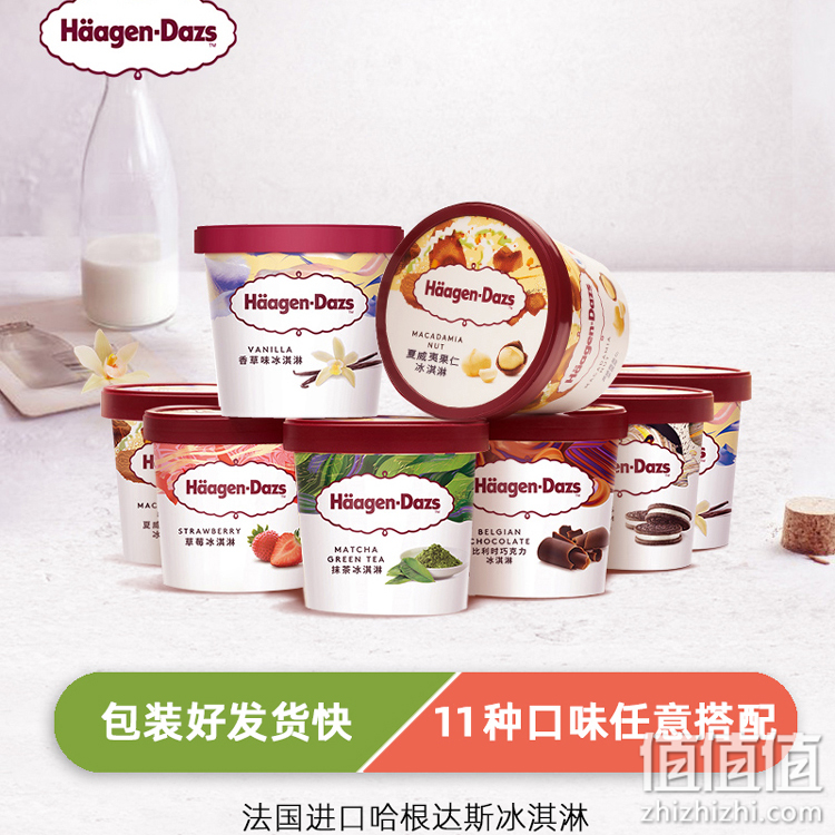 Haagen-Dazs 哈根达斯多口味冰淇淋