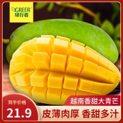 北京奥运会食材供应商 绿行者 香甜大青芒果 5斤