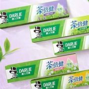 618预售、20点：DARLIE 黑人 茶倍健 家庭组合牙膏 120g*5支装（牙线*1+牙刷*1+白酵素牙膏40g*1）