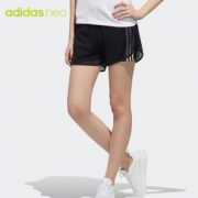 网材面料！adidas 阿迪达斯 neo W CS SHORTS DW7742 女款运动短裤
