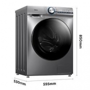 618预售：Midea 美的 MD100A7 滚筒洗衣机全自动 10公斤