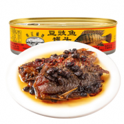 某东lv1会员价  珠江桥 原味豆豉鱼罐头150g