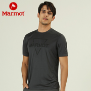 吸湿速干！Marmot 土拨鼠 男士棉感速干短袖T恤 多款