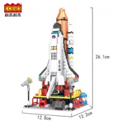 六一礼物 Cogo 积高 太空系列 儿童航天飞机积木玩具