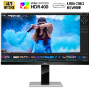 预售！AOC 卢瓦尔系列 LV273HUPR 27英寸 IPS显示器（4K、HDR400、Type-C）