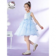 Hellokitty 新款女童洋气蓬蓬礼服裙