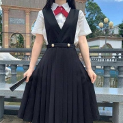 爱蒙尼 正版JK制服 护奶裙 基础中长款三件套