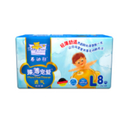 泰迪熊 Teddy Bear 臻薄 透气纸尿裤 试用装L8片(9-14公斤)*2件