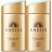神价 资生堂旗下 安热沙 ANESSA SPF50+ 水能户外小金瓶防晒乳 60ml*2瓶
