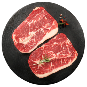 澳洲进口 谷饲100天 雪花牡蛎肉牛排 1200g 共8片