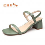 红蜻蜓 wfk90631a 女士一字带凉鞋