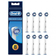 中亚Prime会员！ BRAUN 博朗 Oral-B 欧乐-B EB20 精准清洁型 电动牙刷头 8支装 到手约￥135.95