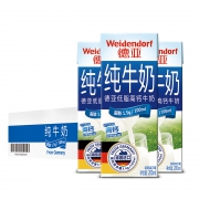 聚划算百亿补贴：德亚 低脂高钙 纯牛奶 200ml*30盒
