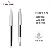 SHEAFFER 犀飞利 Sheaffer 犀飞利 100系列 钢笔 黑珐琅 F尖