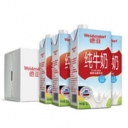 Weidendorf 德亚 德国原装进口牛奶 德亚（Weidendorf）全脂纯牛奶 1L*12盒 整箱装