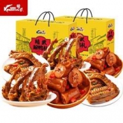 PLUS会员：KINGWUU 精武 鸭脖 肉肉聚会零食大礼包 608g*2件