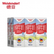 Weidendorf 德亚 全脂高钙纯牛奶 200ml*6盒