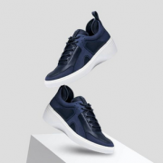 限38码！ECCO 爱步 Soft 7柔酷7号 女式坡跟运动休闲鞋 470923  含税到手约￥517