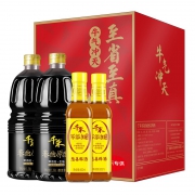 千禾 春曲原酿生抽1.28L*2+葱姜料酒500ml*2   牛年定制礼盒装