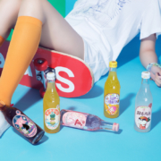 网红打卡饮料，真果汁不加糖：275mlx4瓶 武汉汉口二厂 果味汽水