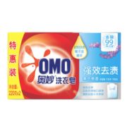 PLUS会员！OMO 奥妙 洗衣皂 薰衣草香型 220g*2