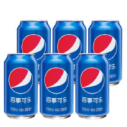 PEPSI 百事可乐 碳酸饮料  330ml*6罐