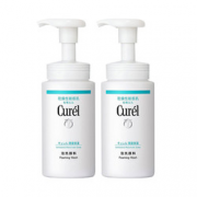 10点！黑卡会员！Curel 珂润 润浸保湿洁颜泡沫 150ml*2瓶装