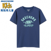 预售！SKECHERS 斯凯奇 中大童纯棉T恤衫