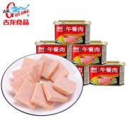厦门老字号 古龙 优质午餐肉罐头 198g*4罐