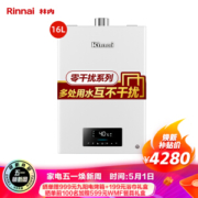 Rinnai 林内 零干扰系列 JSQ31-D06 燃气热水器 16L 天然气