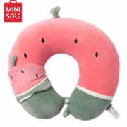 可爱水果造型！MINISO 名创优品 水果U型枕+眼罩