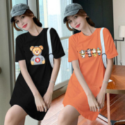 【全款一个价】显瘦中长款睡衣居家服短袖