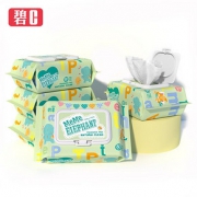 【碧C旗舰店】宝宝湿巾80抽*5包