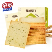 亲亲 海苔味 香脆 薄脆饼干308g*2盒