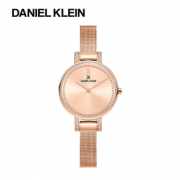赠贝母手链！Daniel Klein 女士镶钻腕表