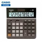 京东PLUS会员：CASIO 卡西欧 DH-12-BK 中型计算器