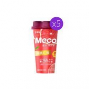 香飘飘 meco 果汁茶桃桃红柚 400ml*5杯